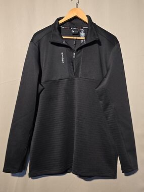 Spyder Men's Black Half-Zip Performance Pullover